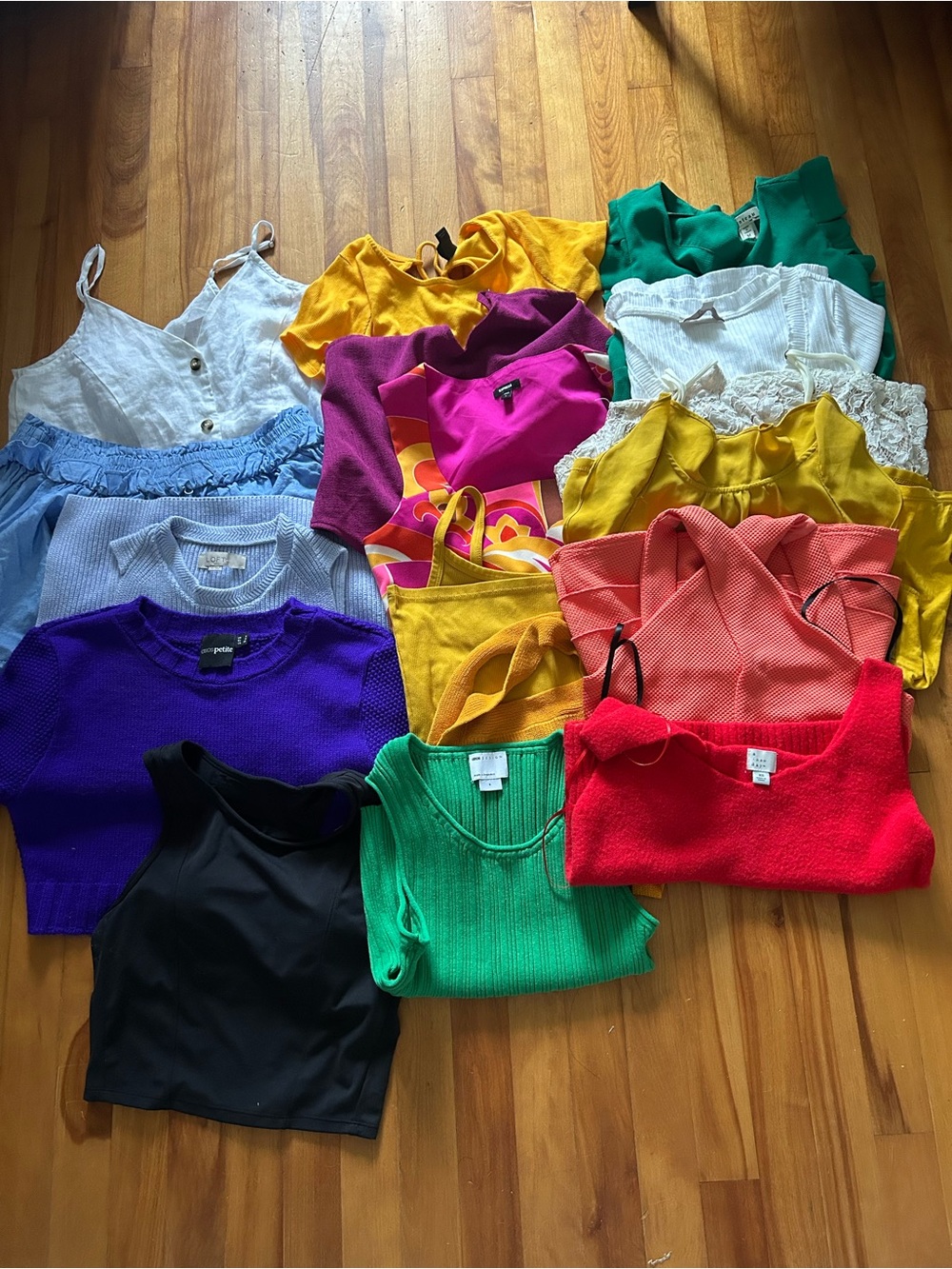 Colorful Women’s Clothing Bundle - Mixed Brights Size Small